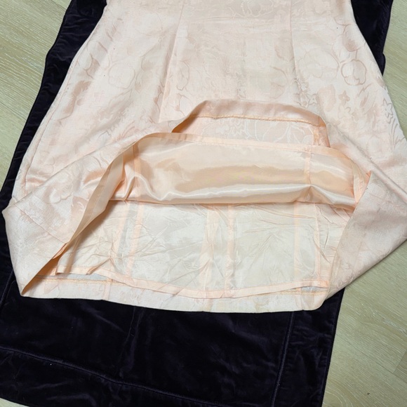 Talbots pastel pink short sleeves feminine brocade mini dress Plus size 18 - Picture 10 of 16